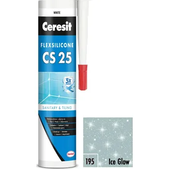 stavební silikon HENKEL Ceresit CS25 Silikon, 280 ml, ice glow