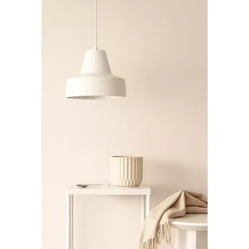 Dekorativní svítidlo Leitmotiv Ribble visací lampa LM1026 (bílá, Ø 22 cm)
