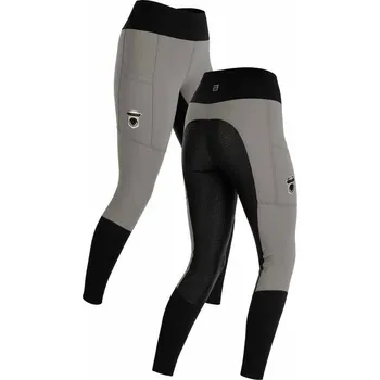 Dámské kalhoty Litex Dámské jezdecké legíny J1395 světle šedá S