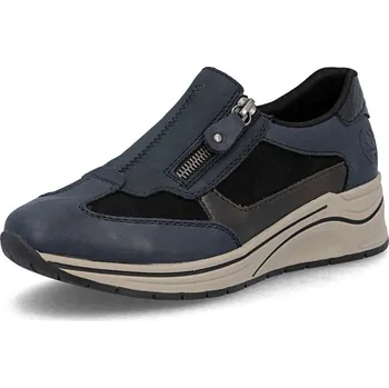 Dámské polobotky Dámské polobotky RIEKER N9552-14 modrá W5 39