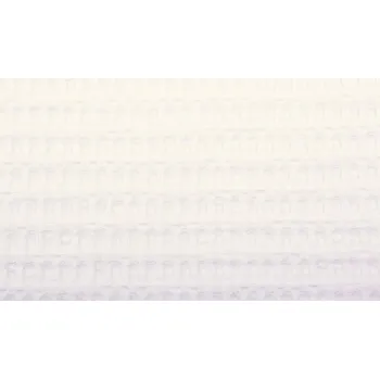 Vaflová látka v bílé barvě 11705/050