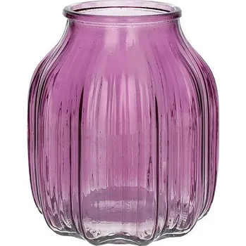 Váza VÁZA SUKO D8,5/13.8XH16 FIALOVÁ ČIRÁ