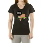 Dámské tričko - Hlavně pohoda - černé - M