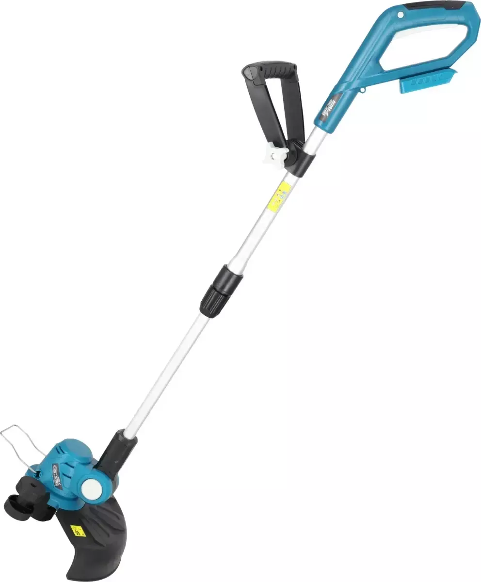 DEDRA aku strunová sekačka 18V, 30cm, teleskopická rukojeť, nastavitelná hlava, bez baterie DED6991