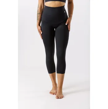 Dámské legíny GoldBee Capri Legíny Stahující Celé Břicho Lycra Black Barva: Black, Velikost: M