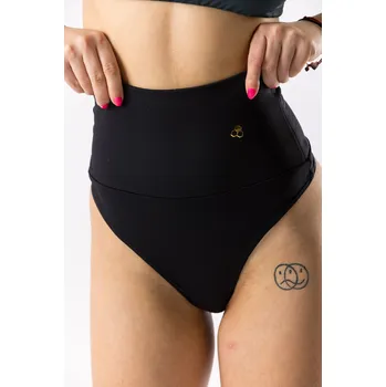 Kalhotky GoldBee Stahovací Tanga Lycra Black Barva: Black, Velikost: M