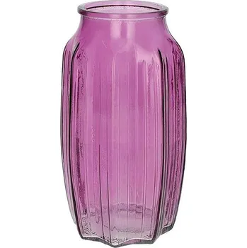 Váza VÁZA SUKO D8,5/12XH22 FIALOVÁ ČIRÁ