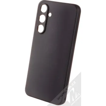 Pouzdro na mobilní telefon 1Mcz Matt TPU ochranný silikonový kryt pro Samsung Galaxy A55, černá