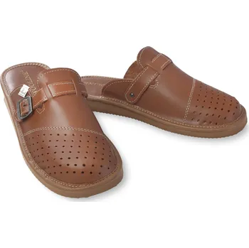 Pánská obuv Wooline Pánské kožené sandály s přezkou Velikost obuvi: 44