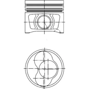 Motor automobilu Píst KOLBENSCHMIDT 40408620