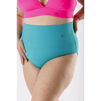 Dámská móda GoldBee Plavky Stahovací Kalhotky Aquamarine Barva: Aquamarine, Velikost: XL