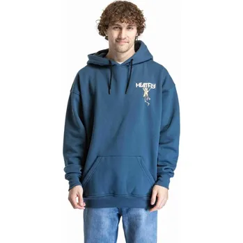 Pánská mikina Unisex mikina Meatfly Fry Uni Hoodie 2025 Dark Blue M/L