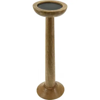 Svícen Dřevěný svícen Mango 36x11 cm