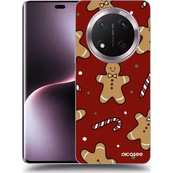 Pouzdro na mobilní telefon Picasee silikonový černý obal pro Honor Magic7 Lite 5G - Gingerbread 2