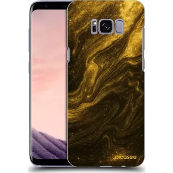Pouzdro na mobilní telefon Picasee silikonový černý obal pro Samsung Galaxy S8 G950F - Černá