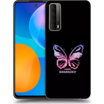 Pouzdro na mobilní telefon Picasee ULTIMATE CASE pro Huawei P Smart 2021 - Diamanty Purple
