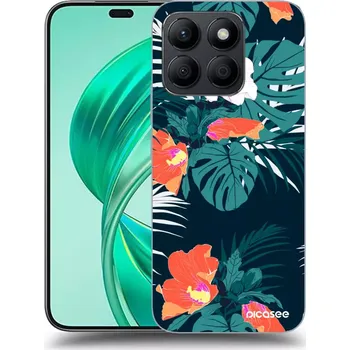 Pouzdro na mobilní telefon Picasee silikonový černý obal pro Honor X8b - Monstera Color