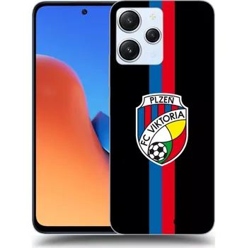 Pouzdro na mobilní telefon Picasee silikonový černý obal pro Xiaomi Redmi 12 5G - FC Viktoria Plzeň H