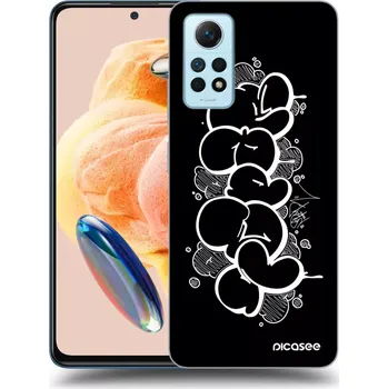 Pouzdro na mobilní telefon Picasee silikonový průhledný obal pro Xiaomi Redmi Note 12 Pro 4G - Throw UP
