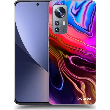 Pouzdro na mobilní telefon Picasee silikonový průhledný obal pro Xiaomi 12 - Electric
