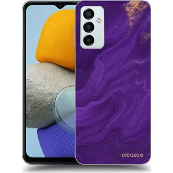 Pouzdro na mobilní telefon Picasee silikonový průhledný obal pro Samsung Galaxy M23 5G - Fialová