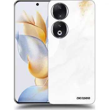 Pouzdro na mobilní telefon Picasee silikonový průhledný obal pro Honor 90 5G - Bílá
