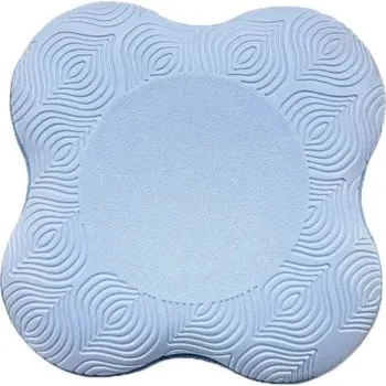 Zesílená podložka na klečení a lokty na jógu Přenosná pěnová podpora na kolena Sportovní cvičební podložka pro fitness a domácí trénink modrá