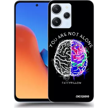 Pouzdro na mobilní telefon Picasee ULTIMATE CASE pro Xiaomi Redmi 12 4G - Brain - White