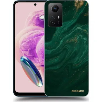 Pouzdro na mobilní telefon Picasee silikonový černý obal pro Xiaomi Redmi Note 12S - Green