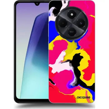 Pouzdro na mobilní telefon Picasee silikonový průhledný obal pro Xiaomi Redmi 14C - Watercolor