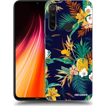 Pouzdro na mobilní telefon Picasee silikonový průhledný obal pro Xiaomi Redmi Note 8T - Pineapple Color