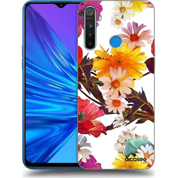 Pouzdro na mobilní telefon Picasee silikonový průhledný obal pro Realme 5 - Meadow