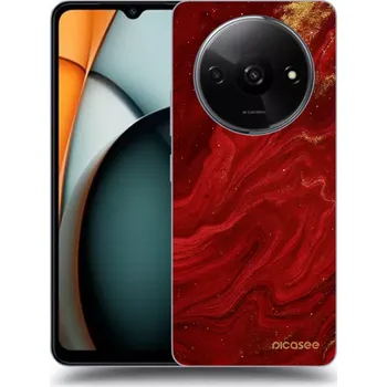 Pouzdro na mobilní telefon Picasee silikonový černý obal pro Xiaomi Redmi A3 - Červená