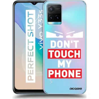 Pouzdro na mobilní telefon Picasee silikonový průhledný obal pro Vivo Y33s - Shadow Eye - Transparent