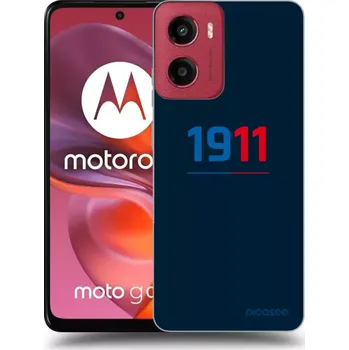Pouzdro na mobilní telefon Picasee silikonový černý obal pro Motorola Moto G05 - FC Viktoria Plzeň D