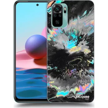 Pouzdro na mobilní telefon Picasee silikonový průhledný obal pro Xiaomi Redmi Note 10 - Magnetic