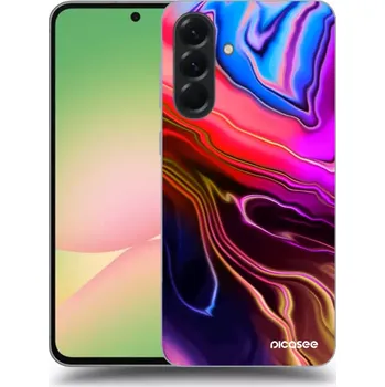 Pouzdro na mobilní telefon Picasee silikonový průhledný obal pro Samsung Galaxy A56 5G A566B - Electric