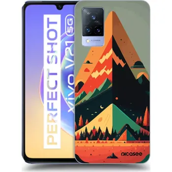 Pouzdro na mobilní telefon Picasee silikonový průhledný obal pro Vivo V21 5G - Oregon
