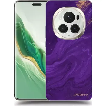 Pouzdro na mobilní telefon Picasee silikonový průhledný obal pro Honor Magic6 Pro - Fialová