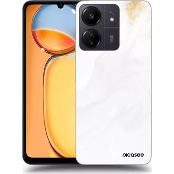 Pouzdro na mobilní telefon Picasee silikonový průhledný obal pro Xiaomi Redmi 13C 4G - Bílá