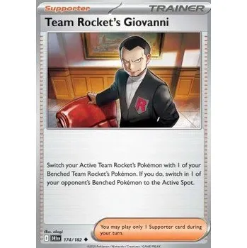 Sběratelská karetní hra Pokémon DRI 174/182 Team Rocket's Giovanni - Destined Rivals Stav: Near Mint, Verze: NORMAL