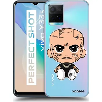 Pouzdro na mobilní telefon Picasee silikonový průhledný obal pro Vivo Y33s - Separ