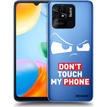 Pouzdro na mobilní telefon Picasee silikonový průhledný obal pro Xiaomi Redmi 10C - Cloudy Eye - Transparent