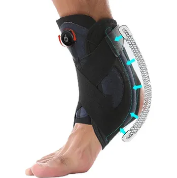 Zpevňující bandáž na kotník s páskami proti výronu | ortéza - Modrý