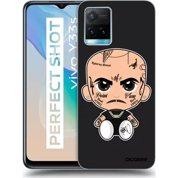 Pouzdro na mobilní telefon Picasee silikonový černý obal pro Vivo Y33s - Separ