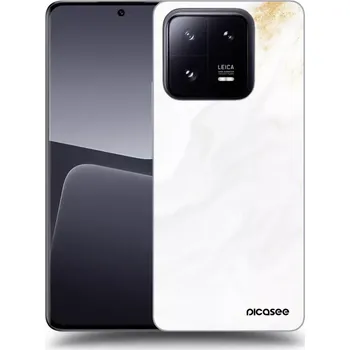 Pouzdro na mobilní telefon Picasee silikonový průhledný obal pro Xiaomi 14 Pro - Bílá