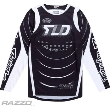 cyklistický dres Pánský dres TroyLeeDesigns GP PRO Jersey Spun Black 2025 M