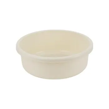 PLASTOVÁ KULATÁ MÍSA 36CM 9L KRÉMOVÁ -BEN