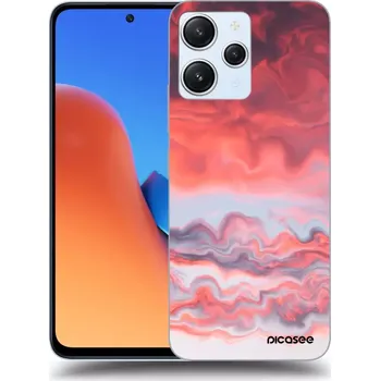 Pouzdro na mobilní telefon Picasee silikonový průhledný obal pro Xiaomi Redmi 12 4G - Sunset