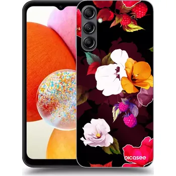 Pouzdro na mobilní telefon Picasee silikonový průhledný obal pro Samsung Galaxy A16 5G - Flowers and Berries